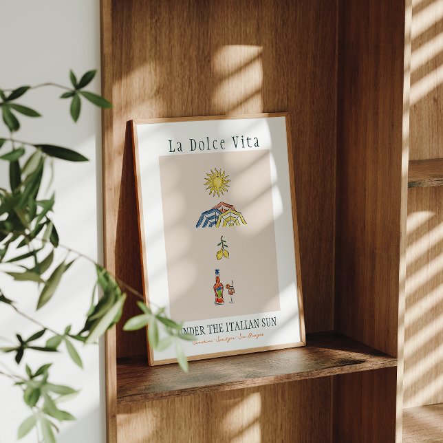 La Dolce Vita Unter der italienischen Sonne Poster (Von Creator hochgeladen)