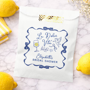 La Dolce Vita Whimsical Italienischer Braut- Showe Geschenktütchen