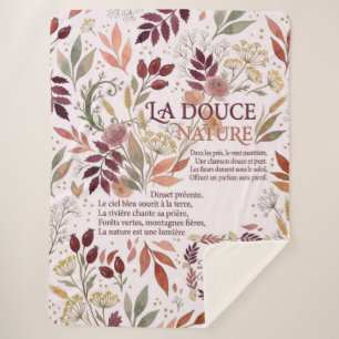 La Douce Nature Sherpa-Decke Sherpadecke