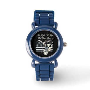 La droite de garder et soutenir la montre-bracelet
