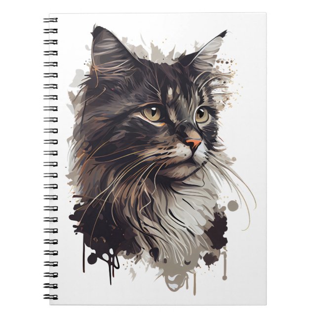 La Elegancia felina en tu vida Notizblock (Vorderseite)