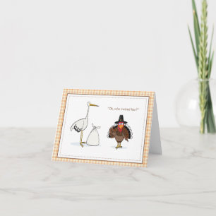 La Faire-part de grossesse de Thanksgiving