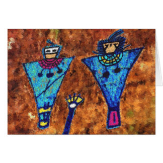 La famille au canyon de Sego