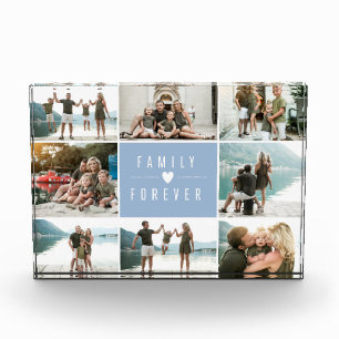 La famille est pour toujours Photo Collage Bloc ÉD