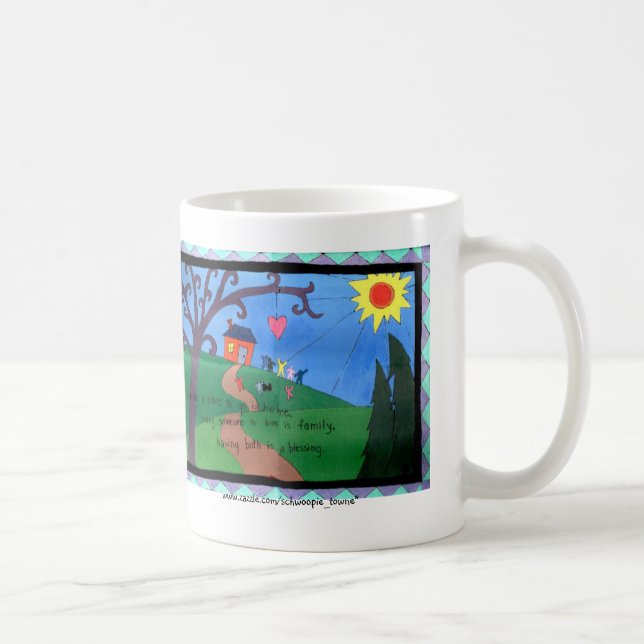 La famille est une tasse de bénédiction (Droite)