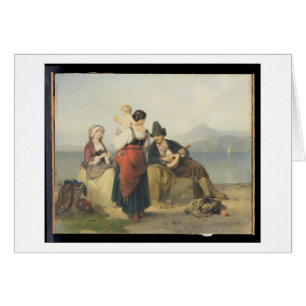 La famille napolitaine, 1865 (huile sur le