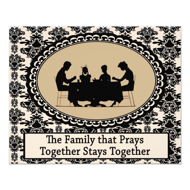 La famille qui prie ensemble Photo (Devant)