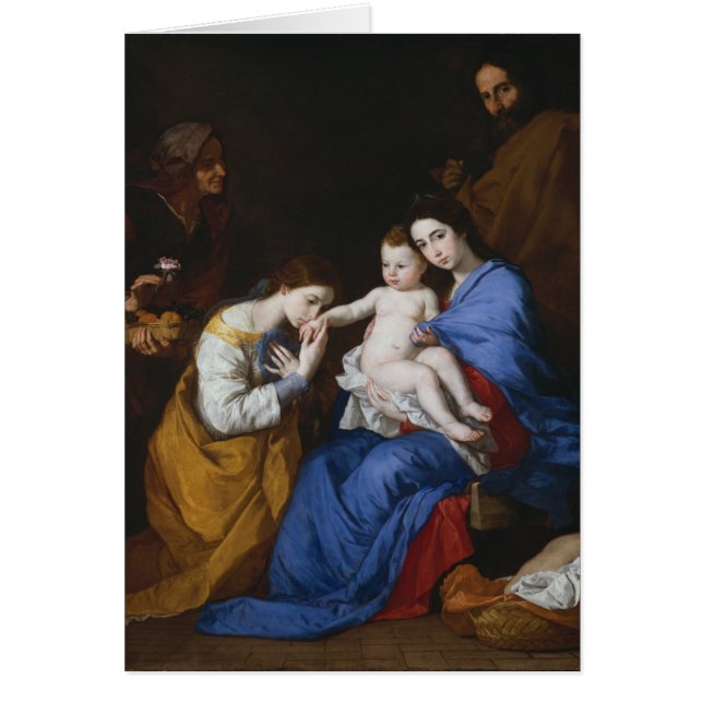 La famille sainte avec des saints Anne et (Devant)