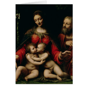 La famille sainte avec le St John infantile