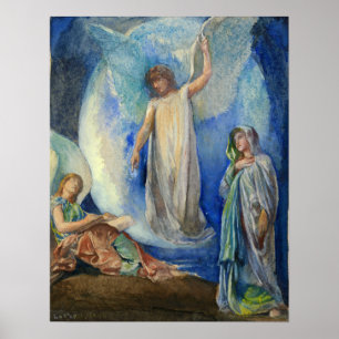 La Farge - Der Angel für die Aufnahme Poster