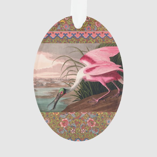 La faune des oiseaux d'Audubon de Spoonbill Roseat (dos)