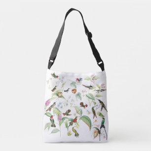 La faune d'oiseaux de colibri fleurit le sac