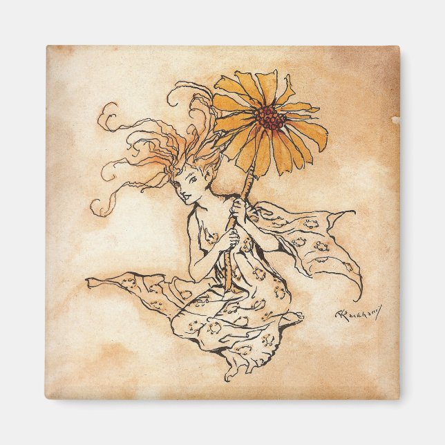 La Fée de la marguerite - Magnet (Devant)