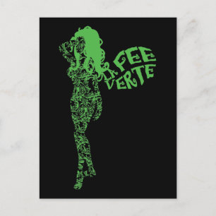 La Fee Verte Postkarte