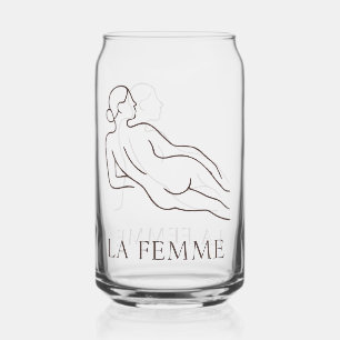 La Femme - Minimalistisches Elegant Dosenglas