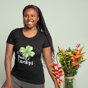 La femme noire, je me sens chanceuse, T-Shirt Sham