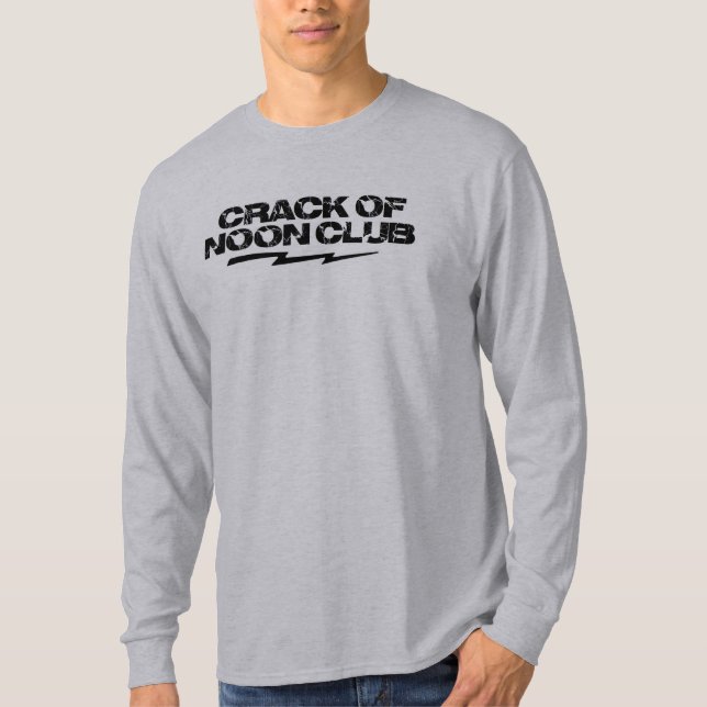 La fente T-shirt de douille de club de midi du (Devant)