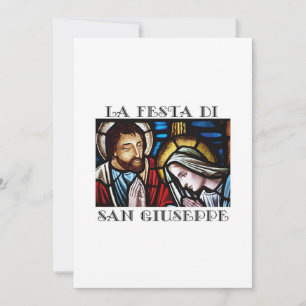 La Festa de San Guiseppe St. Joseph Carte de voeux