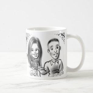 La Fête de la mariée Caricatures la tasse 2014a