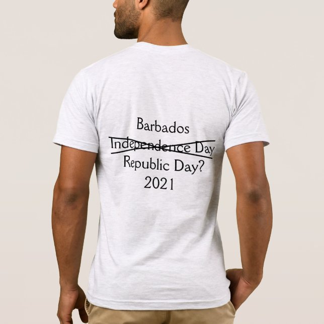 La fête de la République de Barbade ? T-shirt 2021 (Dos)