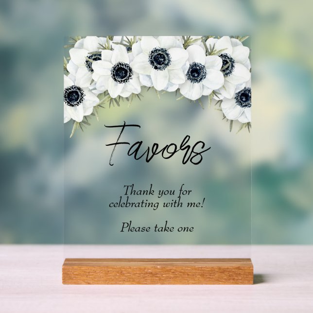 La Fête des mariées Florale Noir Blanc Privilégie (Neutre)