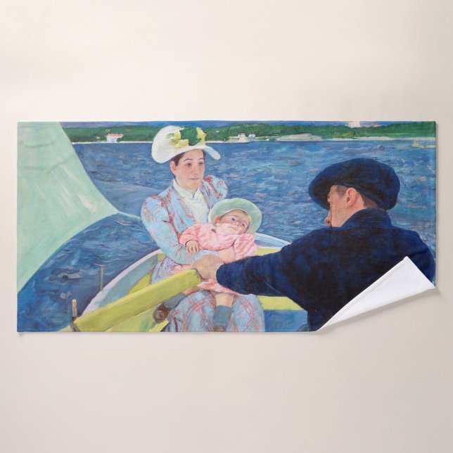 La fête nautique, Mary Cassatt (Serviette de bain)