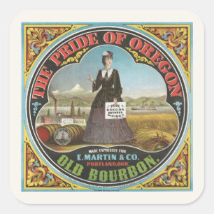 La Fierté de l'Oregon, Ancienne Étiquette de Bourb