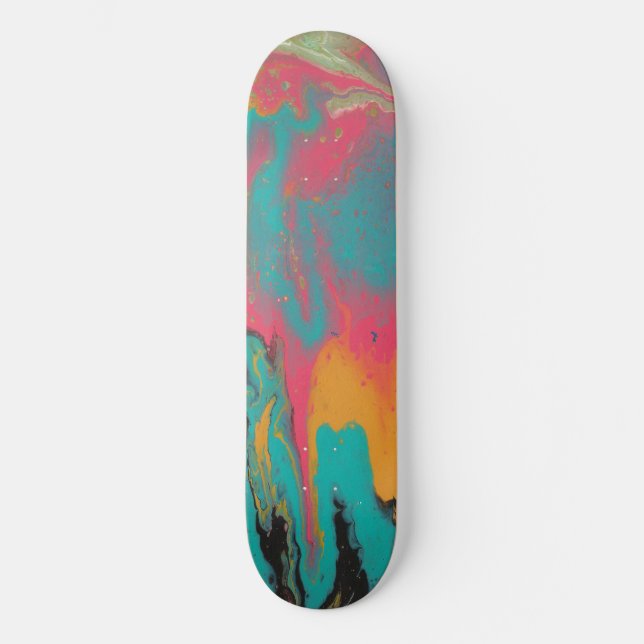 La Fiesta 1 Planche De Skateboard Colorée Lumineus (Recto)