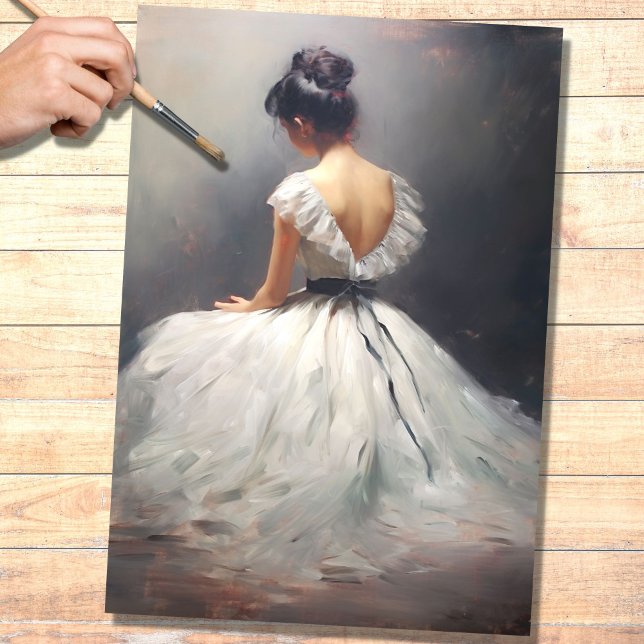 La Fille 1 Dekoupage Paper Seidenpapier (Von Creator hochgeladen)