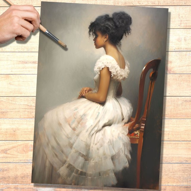 La Fille 3 Decoupage Paper Seidenpapier (Von Creator hochgeladen)