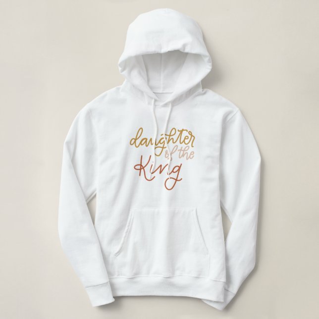 La Fille Du Sweat - shirt à capuche Du Roi Pullove (Design devant)