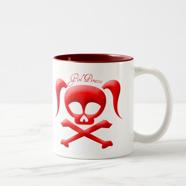 La fille pirate la tasse (Droit)