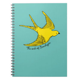 La fin de la paralysie Carnet d'oiseaux jaunes