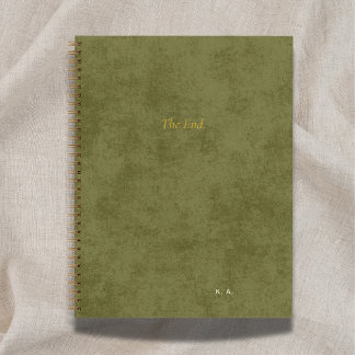 La Fin | Journal Vert de Storyteller Personnalisé