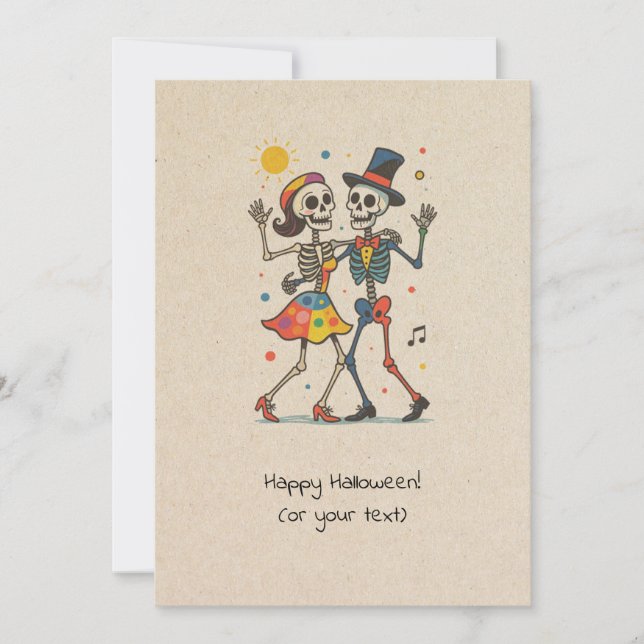 La fin joyeuse de la carte mondiale d'Halloween (Devant)