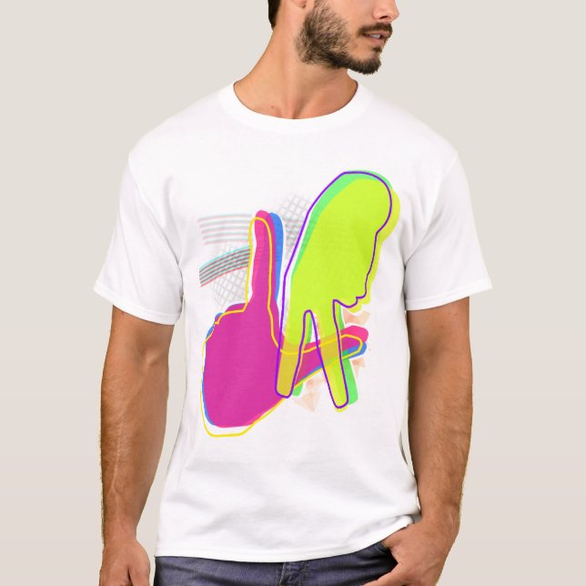 LA Finger T-Shirt (Vorderseite)
