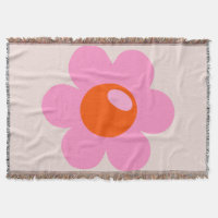 La Fleur 05 Abstrakte Blume Rosa und orange Blüte