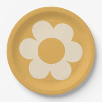 La Fleur 07 Retro Floral Gelbe Blume