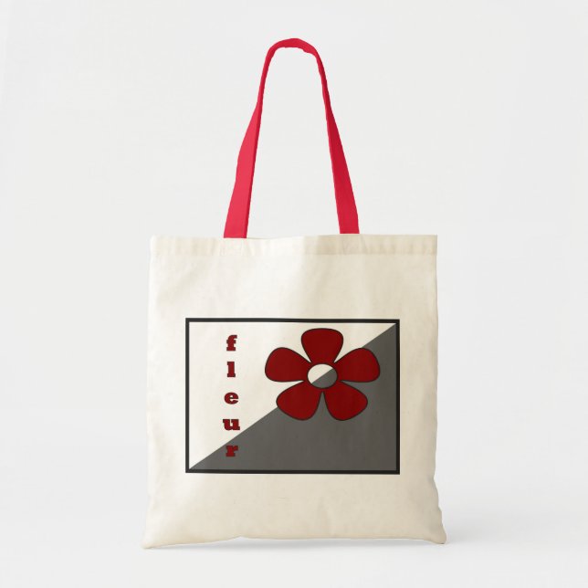 La Fleur Rouge-Taschen-Tasche Tragetasche (Vorne)