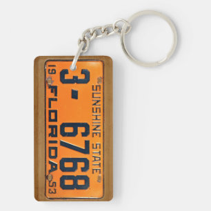 La Floride 1953 porte - clés vintages de plaque