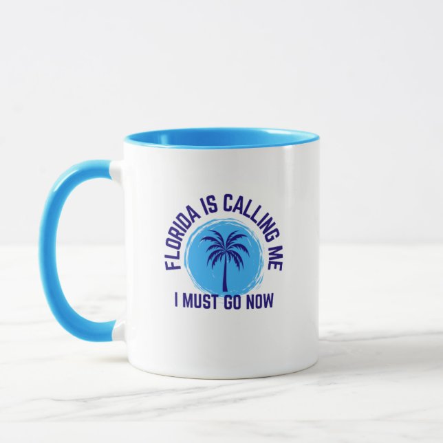 La Floride M'Appelle Mug De Café (Gauche)