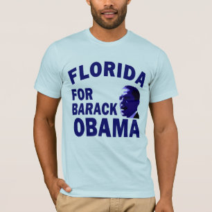 La Floride pour le T-shirt bleu d'état d'Obama