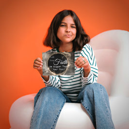 La foi au-dessus de la peur Carte de voeux inspira