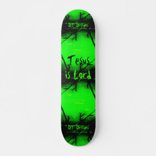La foi chrétienne Jésus est seigneur Skateboard