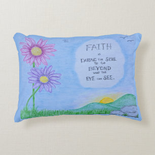 La foi ose l'âme - Coussin décoratif