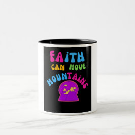 "La foi peut déplacer les montagnes" Mug inspiré