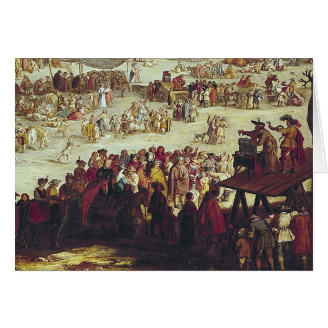 La foire chez Impruneta, détail de la droite (Devant horizontal)