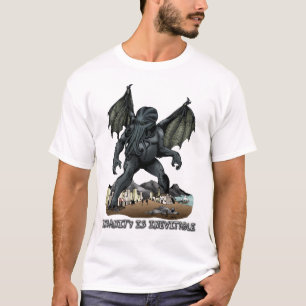 La folie est T-shirt inévitable de Cthulhu (la