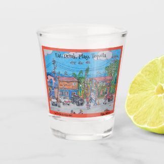 La Fonda, La Mision, Baja Shot Glass Schnapsglas