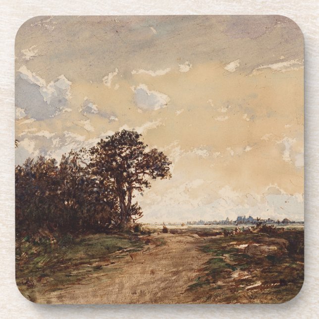 La Forêt de Fontainebleau Aux Environs de Barbizon Getränkeuntersetzer (Vorderseite)